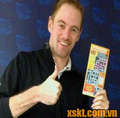 Anh Christopher Kaelin đã may mắn trúng số tới 3 lần trong 3 tuần