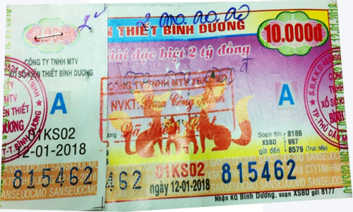 Công ty xổ số kiến thiết Bình Dương: Công bố thông tin trúng thưởng