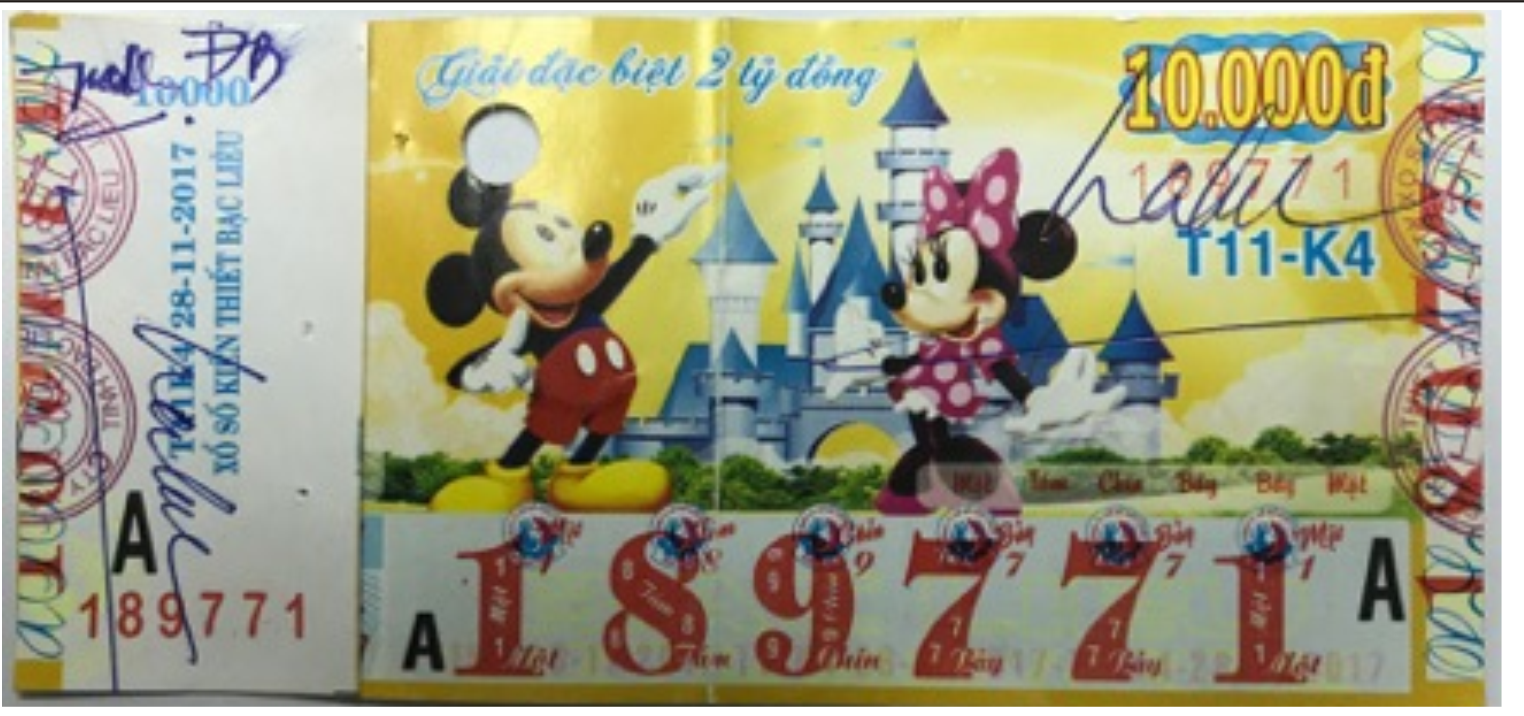 Công ty Xổ số kiến thiết tỉnh Bạc Liêu: Công bố thông tin trả thưởng