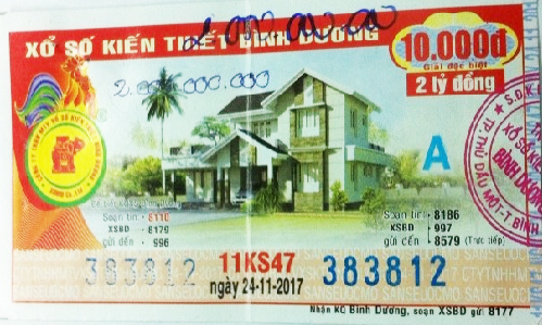 Công ty Xổ số kiến thiết tỉnh Bình Dương: Công bố thông tin trả thưởng