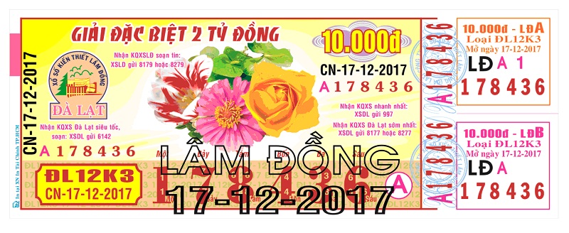 Công ty xổ số kiến thiết Lâm Đồng: Công bố thông tin trúng