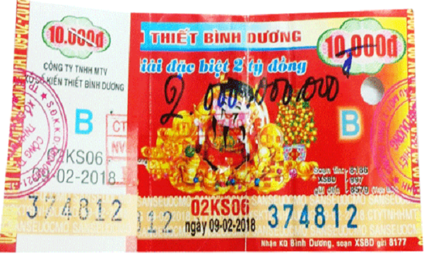 Công ty xổ số Bình Dương: Công bố thông tin trúng thưởng