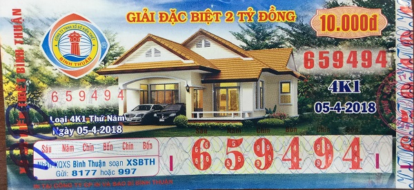 Công ty xổ số kiến thiết Bình Thuận: Công bố thông tin trúng thưởng
