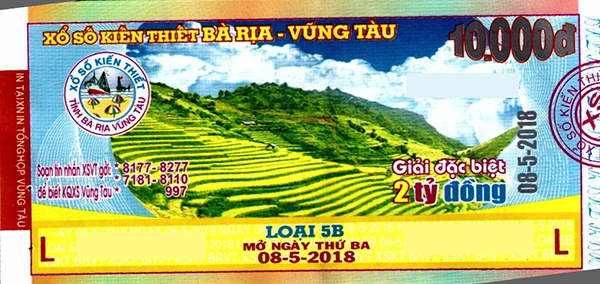 Công ty Xổ số kiến thiết tỉnh Bà Rịa - Vũng Tàu: Công bố thông tin trả thưởng