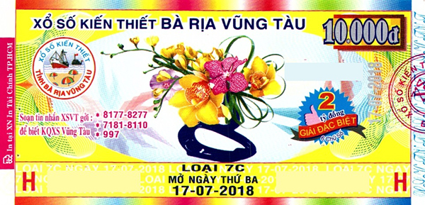 Công ty Xổ số kiến thiết tỉnh Bà Rịa - Vũng Tàu: Công bố thông tin trả thưởng