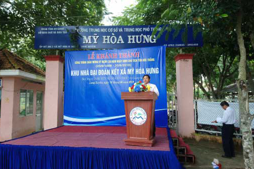 Công ty XSKT An Giang: Trao nhà đại đoàn kết tại TP. Long Xuyên