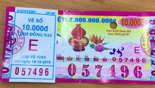 Công ty TNHH MTV Xổ số kiến thiết Đồng Nai: Công bố thông tin trúng thưởng - Kỳ vé 12K3