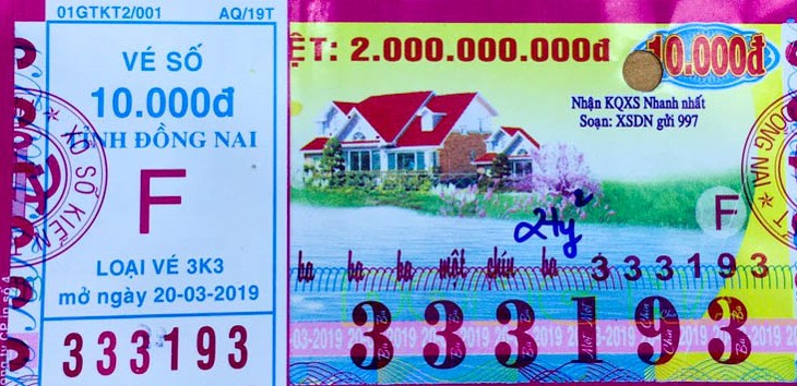 Công ty Xổ số kiến thiết tỉnh Đồng Nai: Công bố thông tin trả thưởng, kỳ vé 3K3