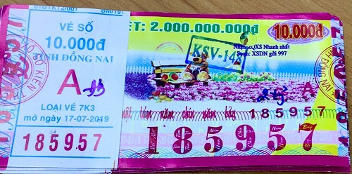 Công ty TNHH MTV Xổ số Kiến thiết Đồng Nai: Thông báo trả thưởng kỳ vé 7K3