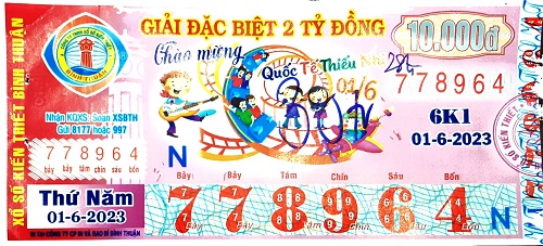 Công ty TNHH MTV Xổ số Kiến thiết Đồng Nai: Thông báo trả thưởng kỳ vé 6K1