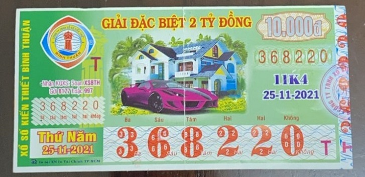 Công ty Xổ số Kiến thiết tỉnh Đồng Nai: Công bố thông tin trả thưởng, kỳ vé 11K4