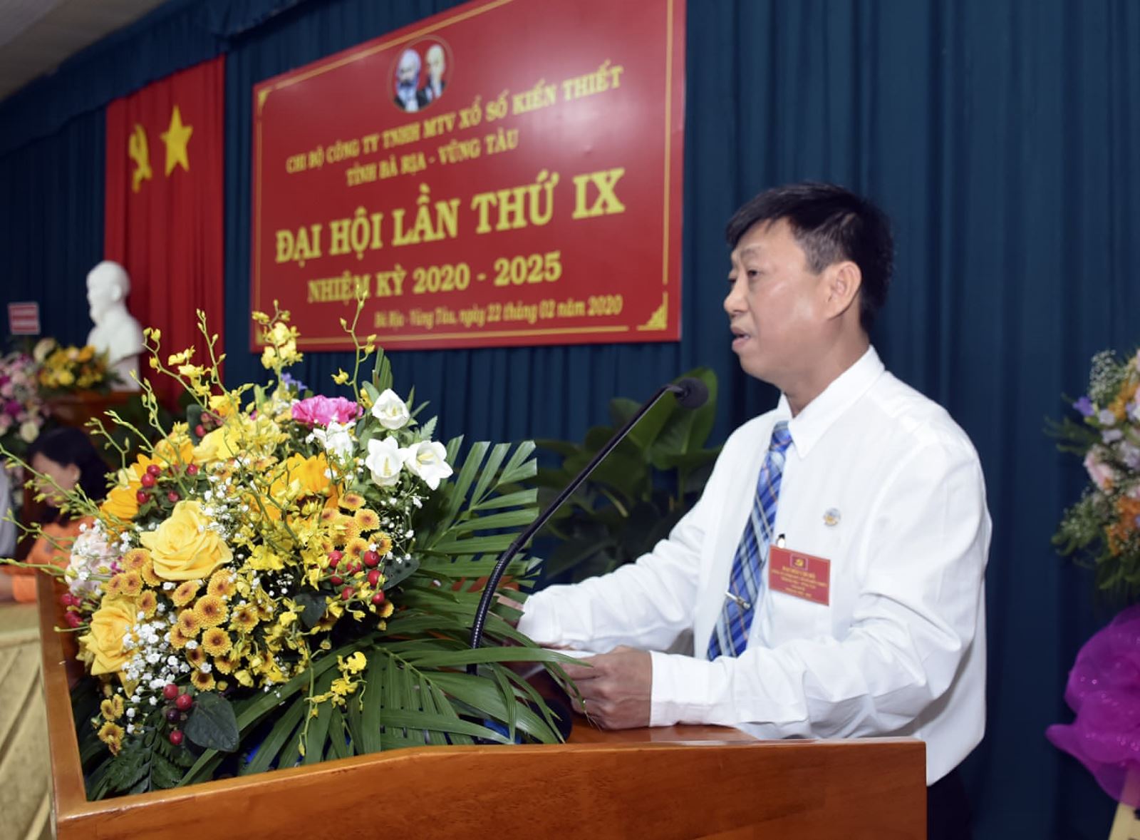 Đại hội điểm Chi bộ Công ty TNHH MTV Xổ số kiến thiết tỉnh BR-VT nhiệm kỳ 2020-2025