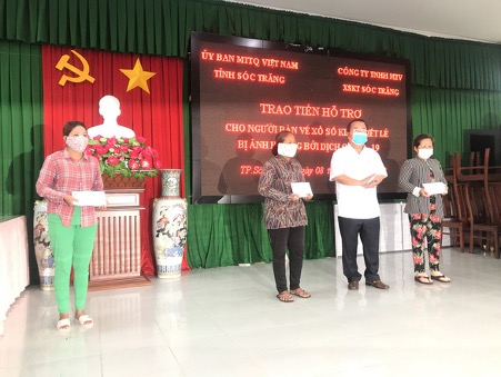 Sóc Trăng hỗ trợ 3.000 người bán vé số, cam kết 