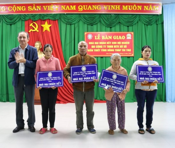 Xổ số kiến thiết Đồng Tháp: Lễ bàn giao Nhà Đại Đoàn Kết tại Huyện Đơn Dương, Tỉnh Lâm Đồng