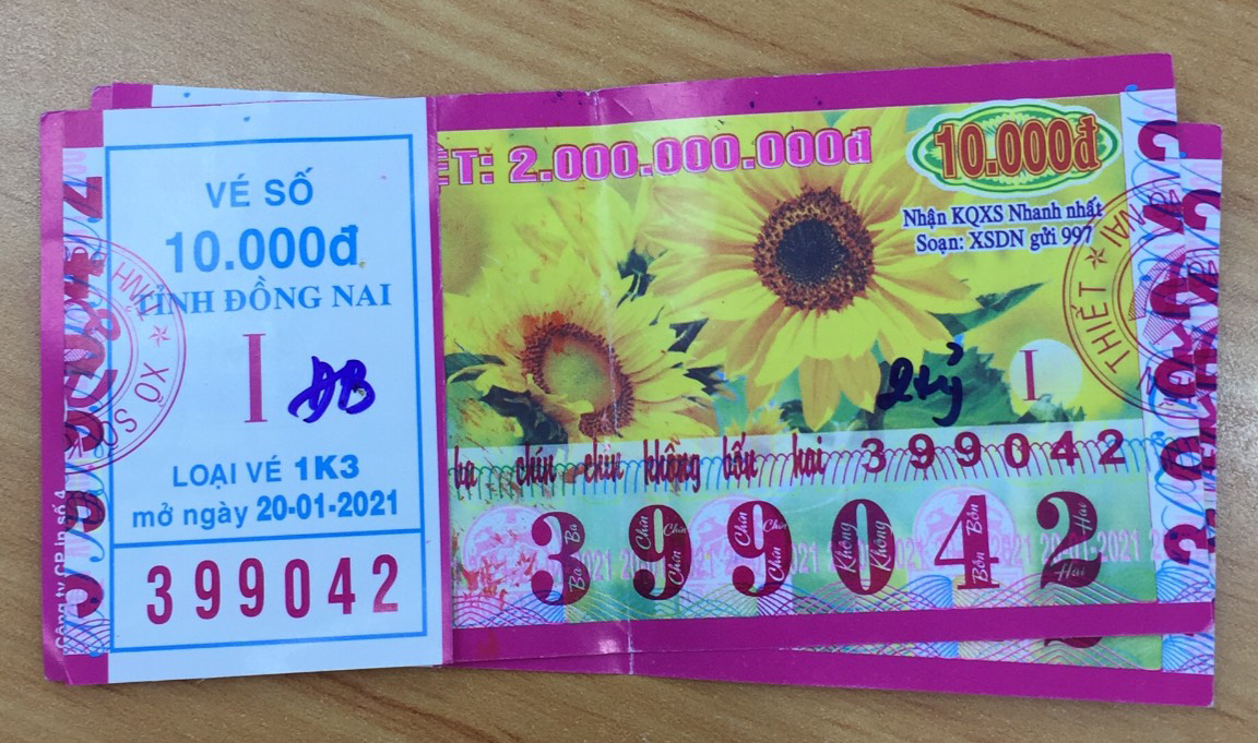 Công ty Xổ số Kiến thiết tỉnh Đồng Nai: Công bố thông tin trả thưởng kỳ vé 1K3