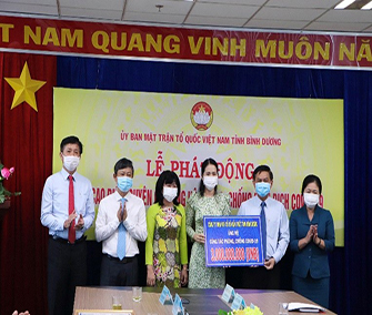 Xổ số kiến thiết Bình Dương Tiếp tục ủng hộ 03 tỷ đồng góp phần vào công tác phòng, chống dịch Covid-19