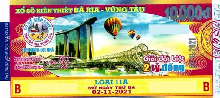 Công ty XSKT Bà Rịa – Vũng Tàu thông báo kết quả trả thưởng các giải đặc biệt trong tuần qua