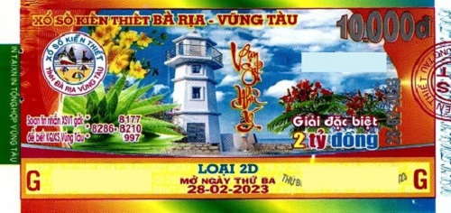 Công ty Xổ số kiến thiết tỉnh BR - VT công bố thông tin trả thưởng đến ngày 24/02/2023