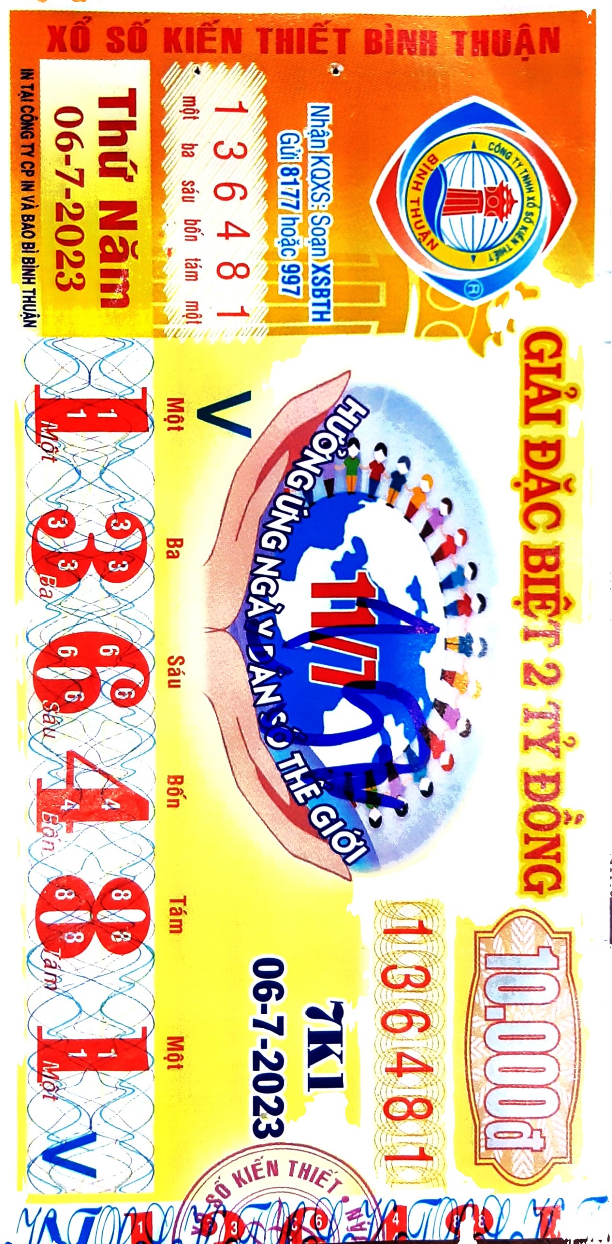 Công bố thông tin trúng thưởng Công ty XSKT Bình Thuận