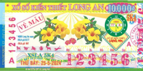 Kỳ vé 5K4 mở thưởng ngày 25/05/2024. Khách hàng ở tỉnh Đồng Tháp đã trúng thưởng.