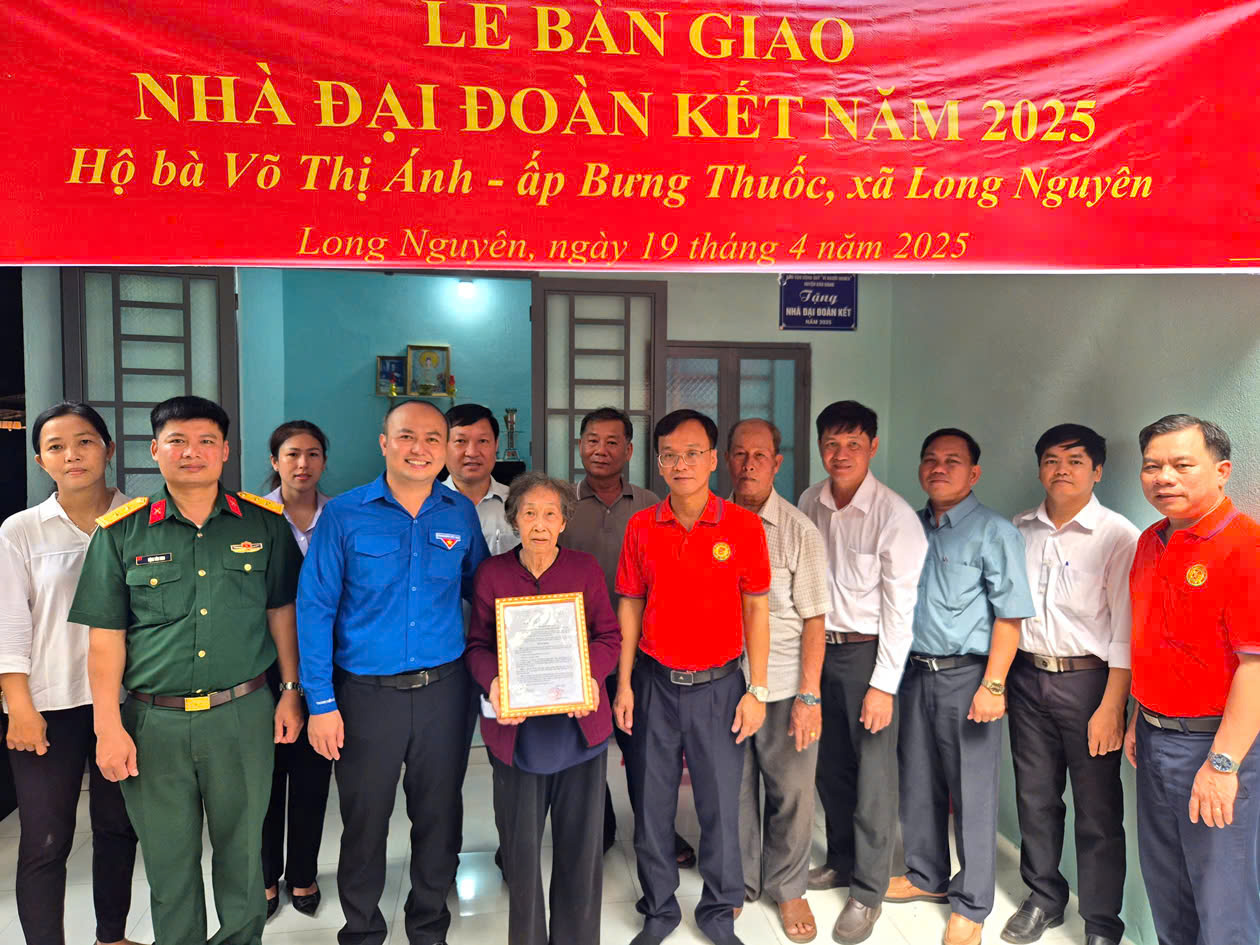 XSKT Bình Dương trao nhà đại đoàn kết